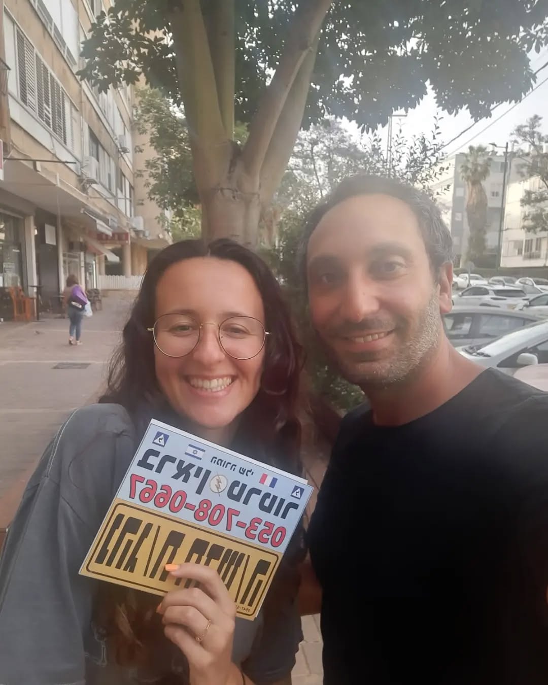 Élève francophone de Flash Neiga après l’obtention de son permis en Israël